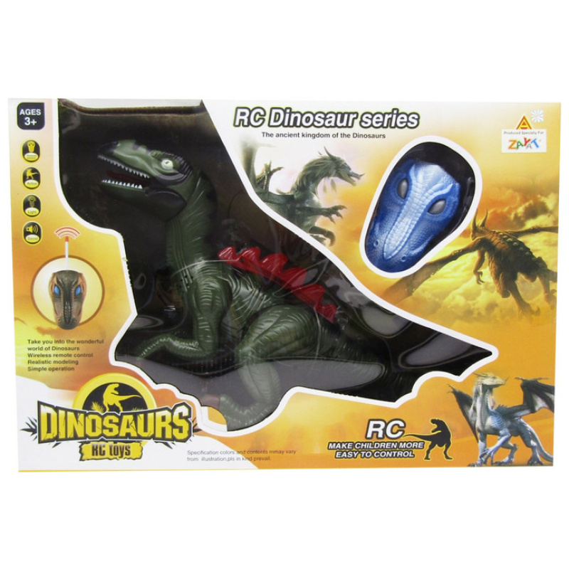 Green Dinosaur With Remote Control