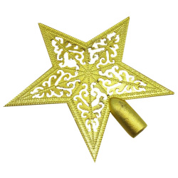 Glitter Christmas Star - 19 cm