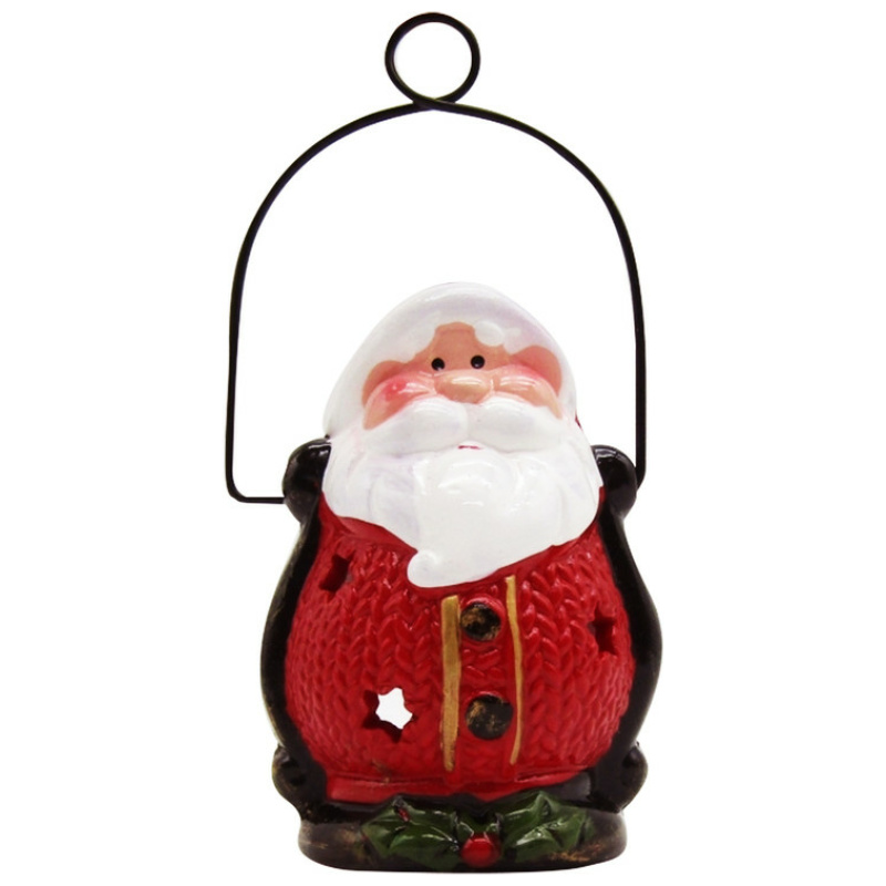 Santa Claus Lantern with Candle