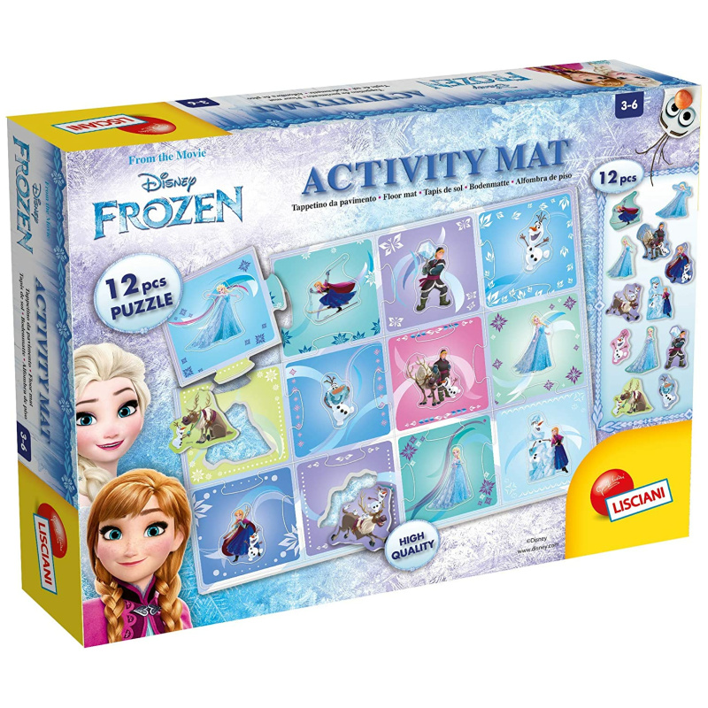 Activity Mat Puzzle Frozen - 12 Pcs