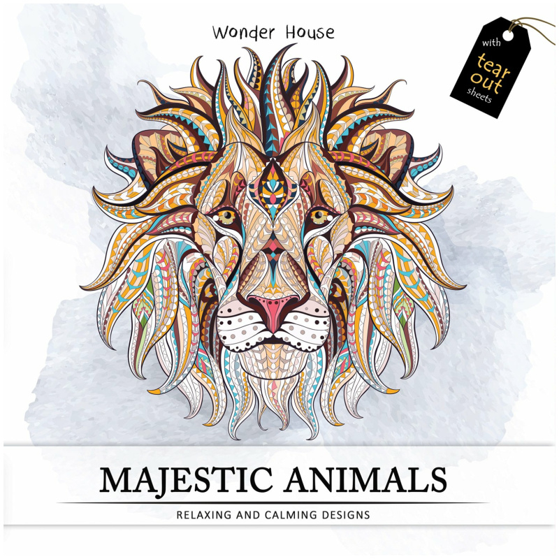 Coloring Book - Majestic Animals