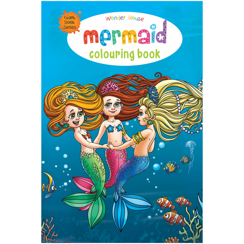 Gaint Coloring Book - Mermaid