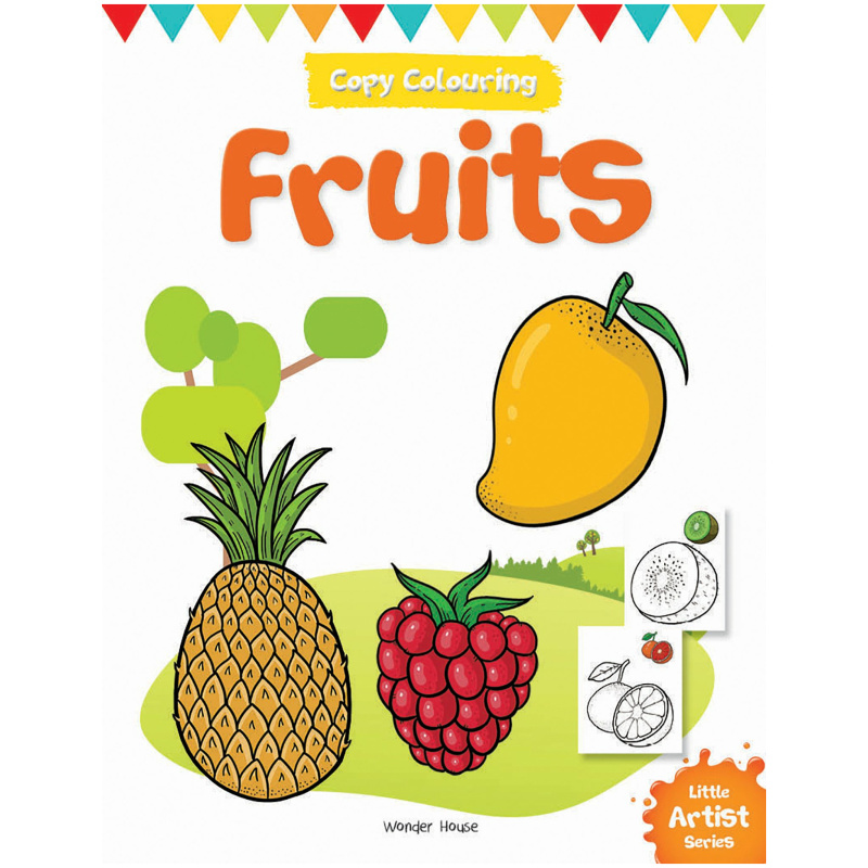 Coloring Book - Fruits