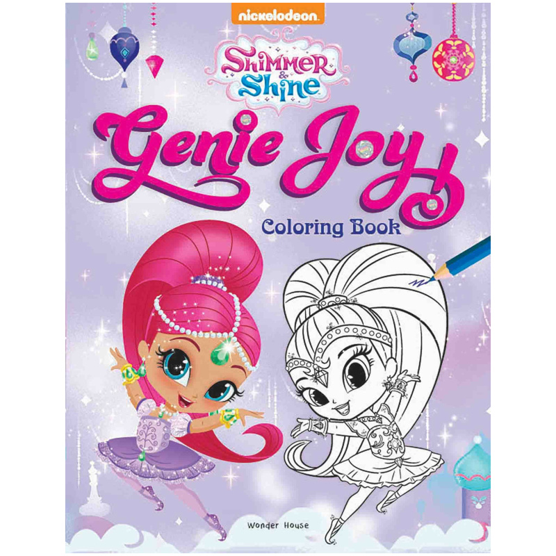 Wonder House genie Joy Coloring Book - Shimmer & Shine - Shop Online ...