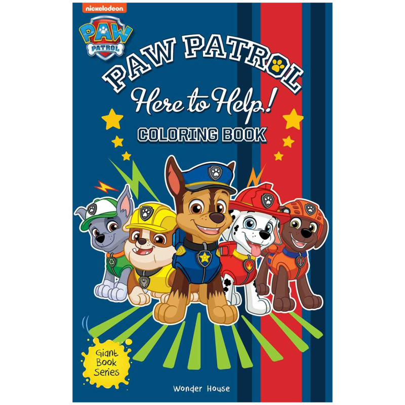 Gaint Coloring Book - Here to Help! Paw Patrol