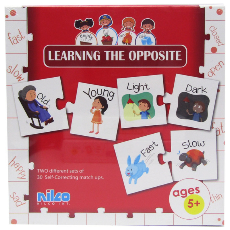 Educational Cards - Learning The Opposite - 40 Pcs