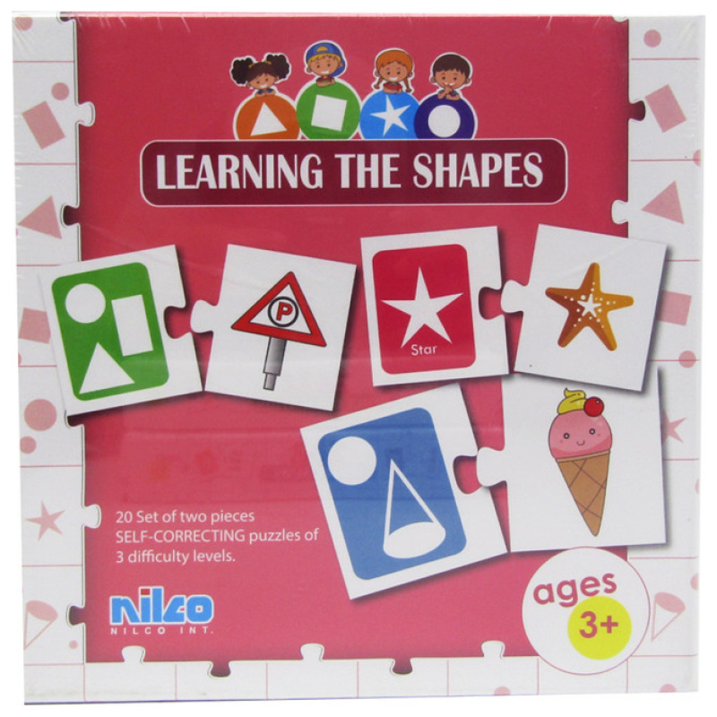 Educational Cards - Learning The Shapes - 40 Pcs