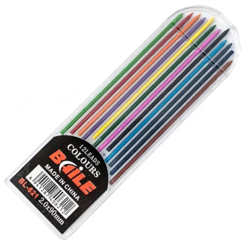 12 Coloured Pencil Leads