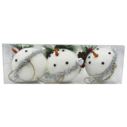 Snowman Christmas Balls - 4 cm