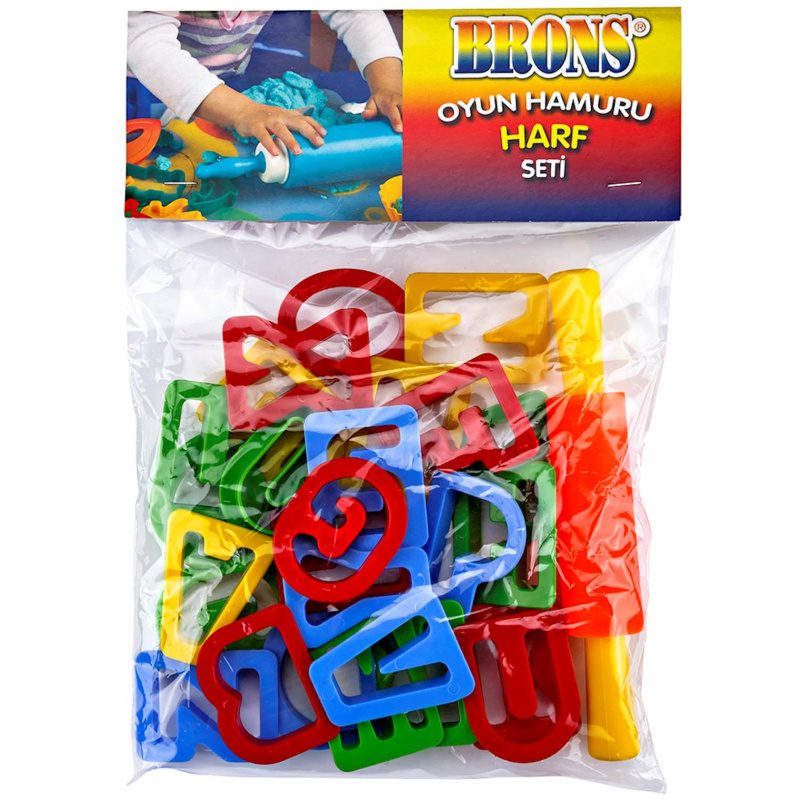 Brons Modeling Clay Tool Set - Letters