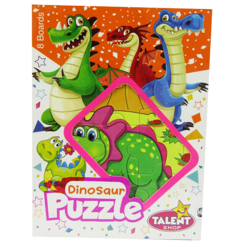 8 Board Tale Puzzle - Dinosaur