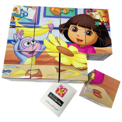 plastic Cubes Puzzle - Dora With Friends