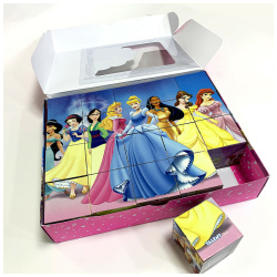 plastic Cubes Puzzle - Princess