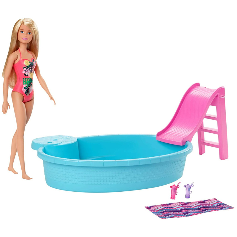 Barbie Poolm With Doll