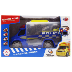 Garbage Truck With Light & Sound - Police