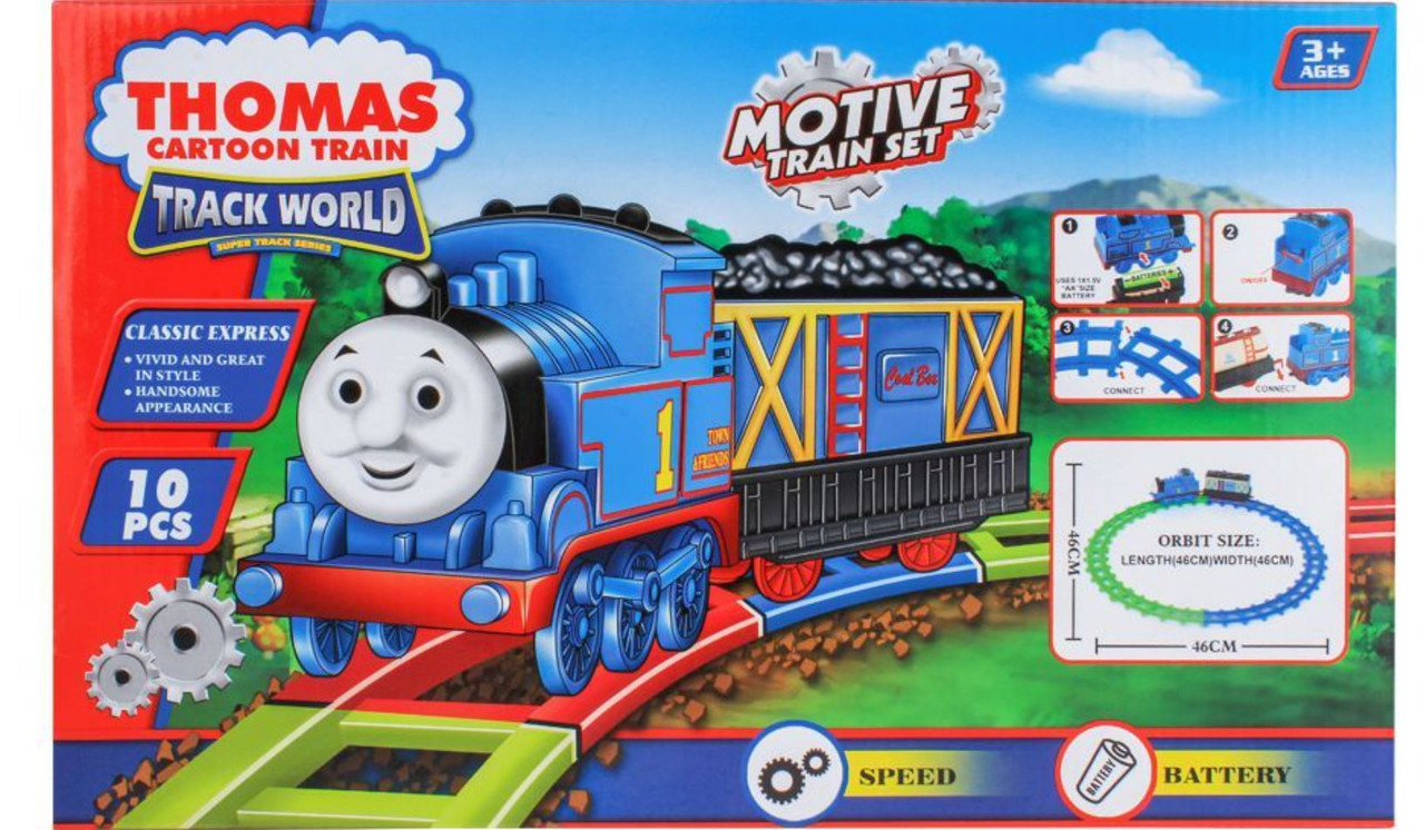 Other Thomas Cartoon Train Track World -10 PCS - Shop Online Toys, Vehicles  & RC Toys, Trains At Best Prices in Egypt— Kassem Store