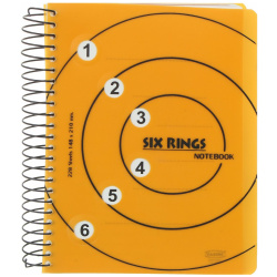 6 Rings A4 Notebook 228 Sheet - Random Pick