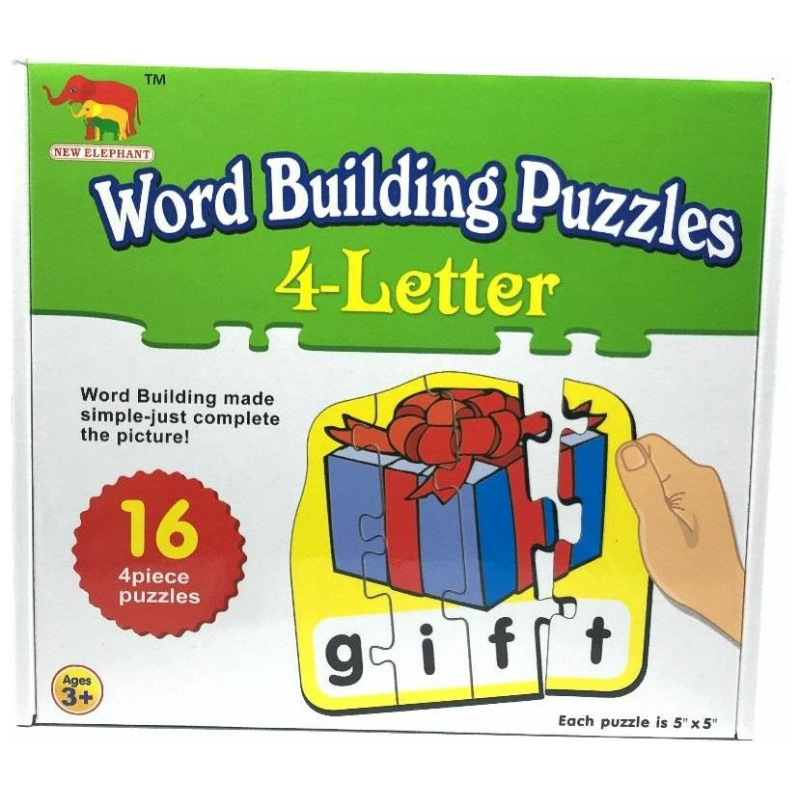 Word Building Puzzle 4 Letter
