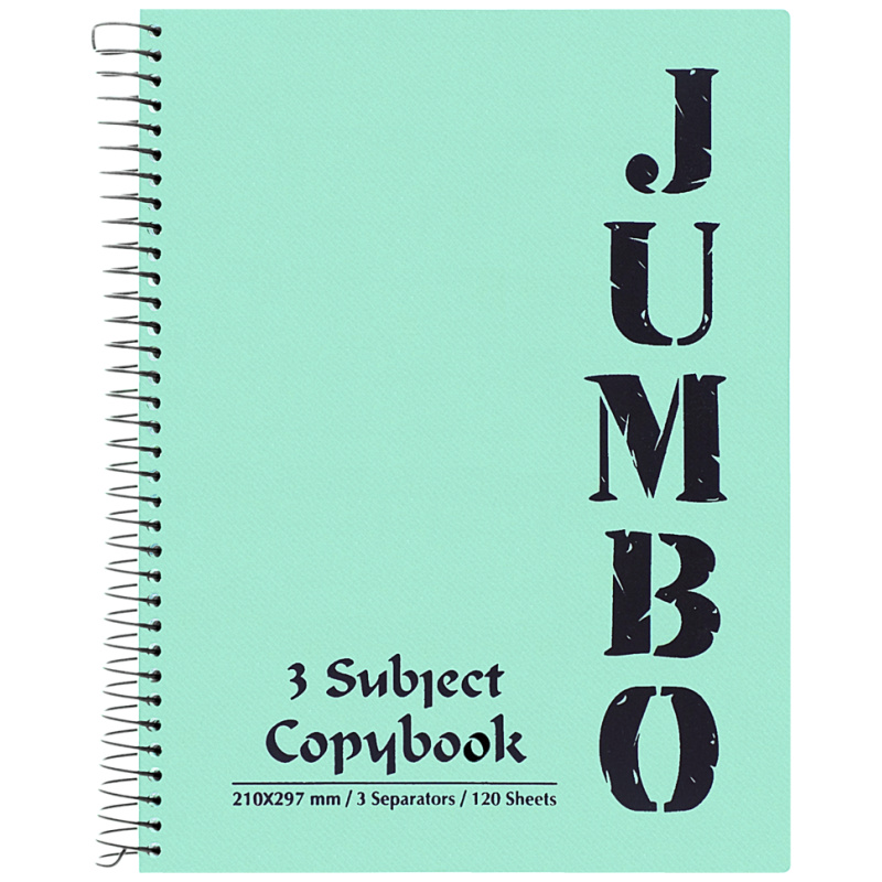 A4 Jumbo Note Book 3 Subject - 120 Sheet