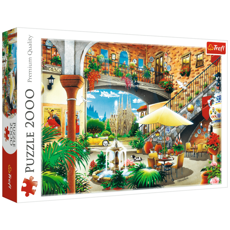 Vista Of Barcelona Puzzle - 2000 Pcs
