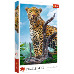 Wild Leopard Puzzle - 500 Pcs
