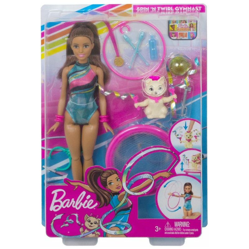 Barbie Gymnast Doll - Brown Hair