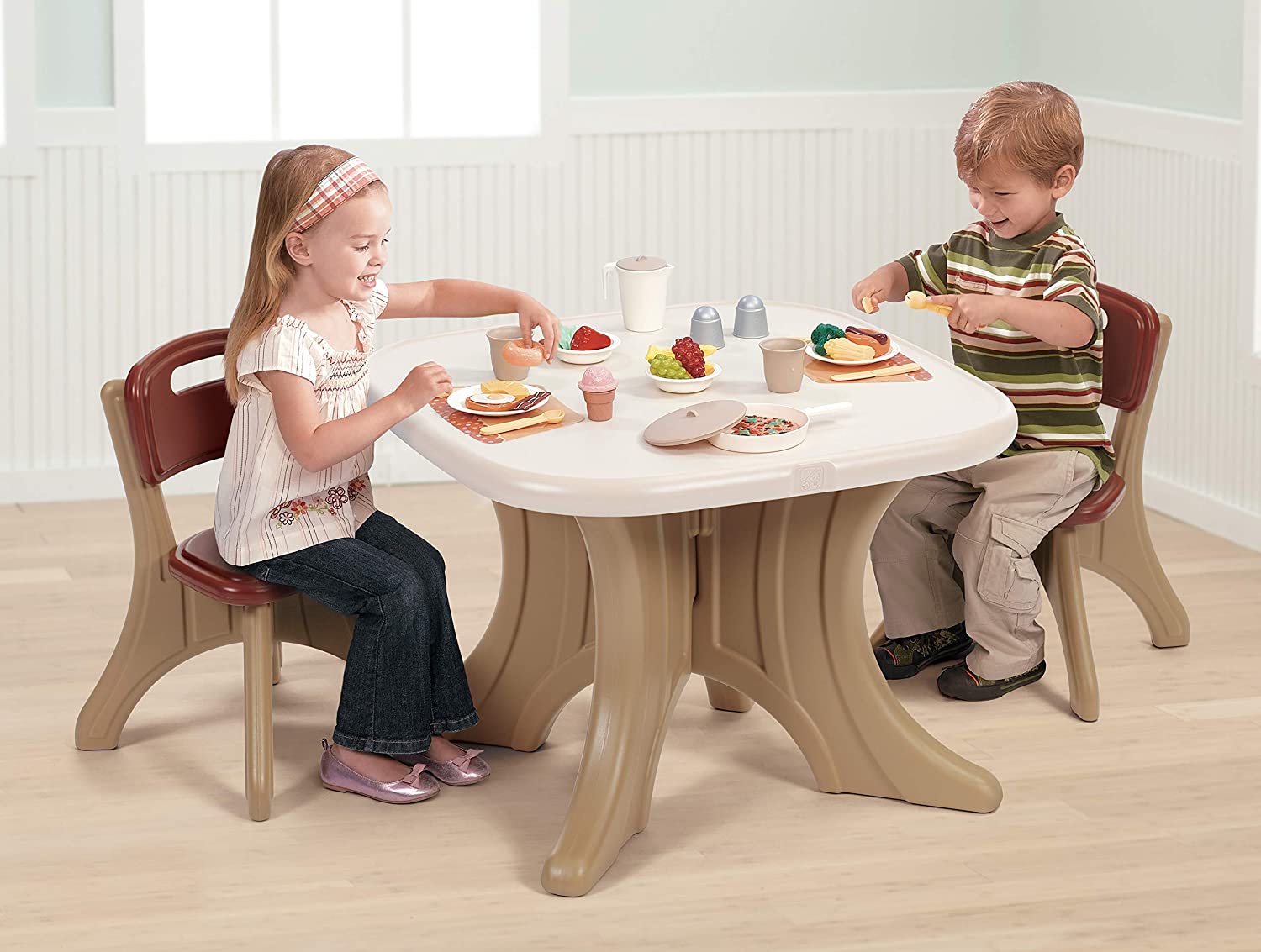 Step 2 New Traditions Table Chairs Set Shop Online Picnic Activity Tables