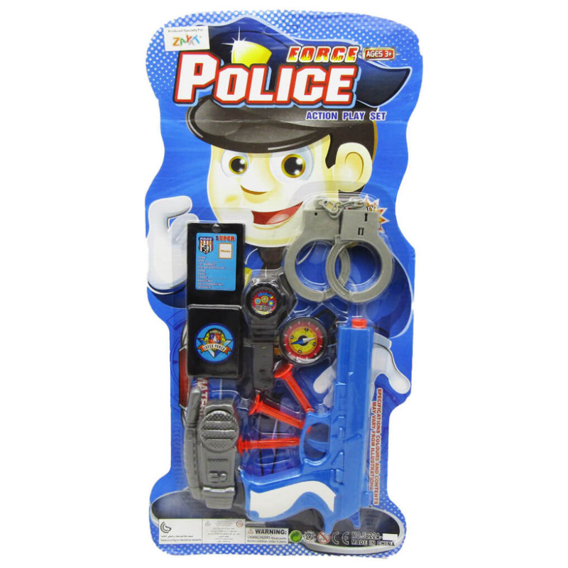 Police Force Action Playset - 9 Pcs