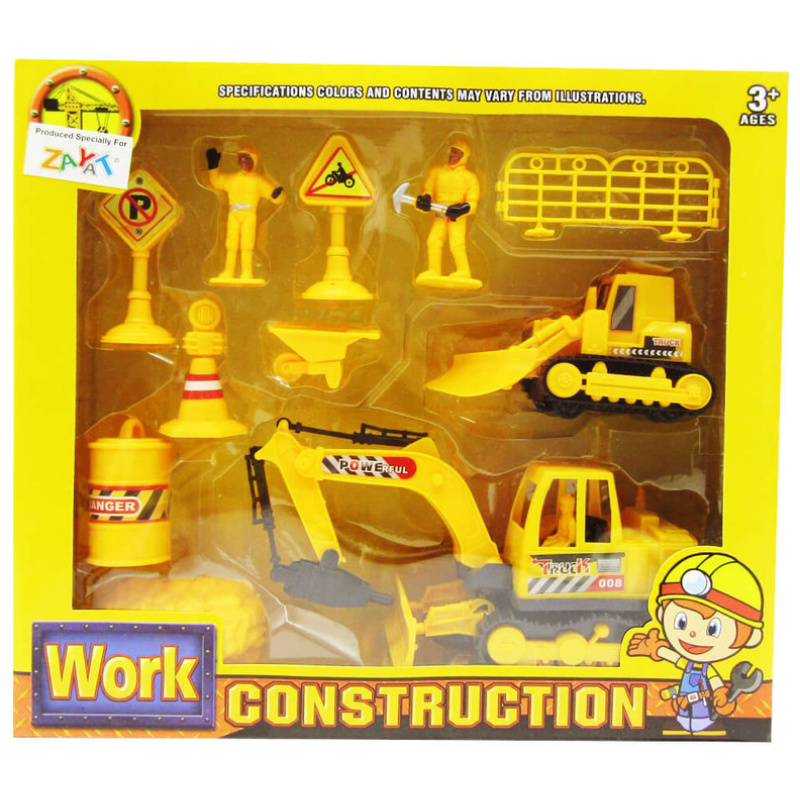 Work Construction Set - 11 Pcs