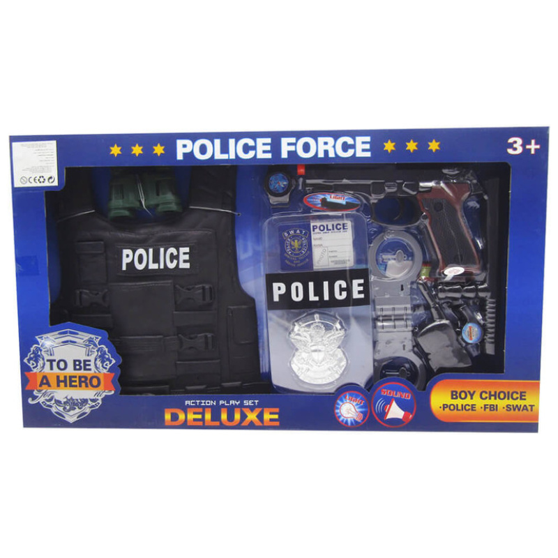Miltary Action Play Set With Lights & Sounds - 11 Pcs