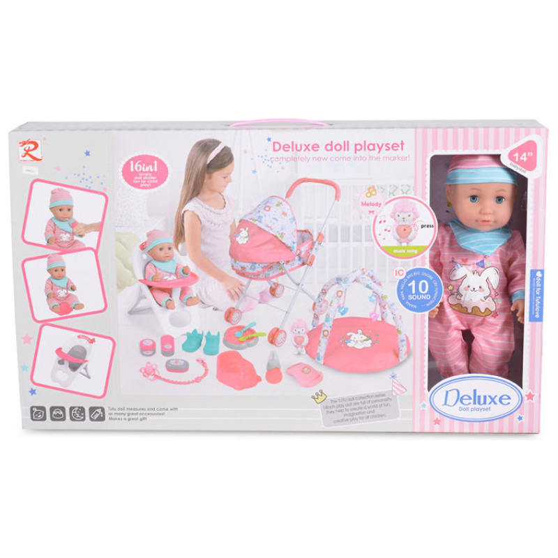 16 in 1 Deluxe Doll Playset With 10 Different Sounds