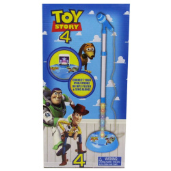 Toy Story Musical Microphone With Stand - Blue