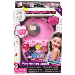 Twin Heart Makeup Kit - Pink