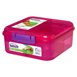 Bento Cube 1.25L Lunch Box - Pink