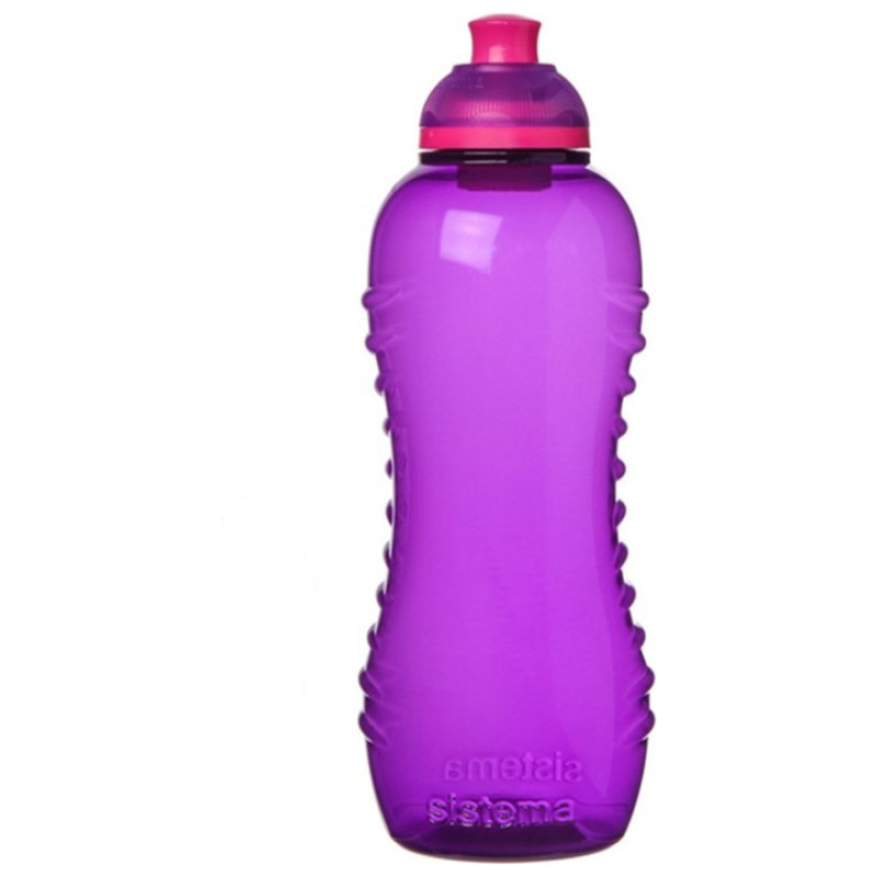 Hydrate Twist N Sip Squeeze Water Bottle - 460ML - Purple