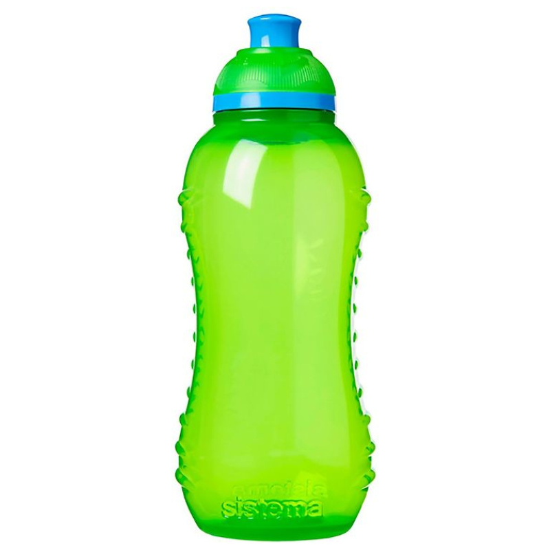 Hydrate Twist N Sip Squeeze Water Bottle - 460ML - Green