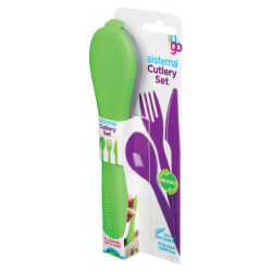 To Go Cutlery Set - Green