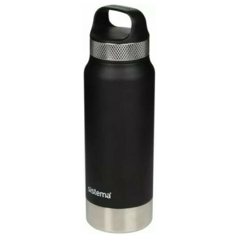 Hydrate Stainless Steel Water Bottle - 650ML - Black