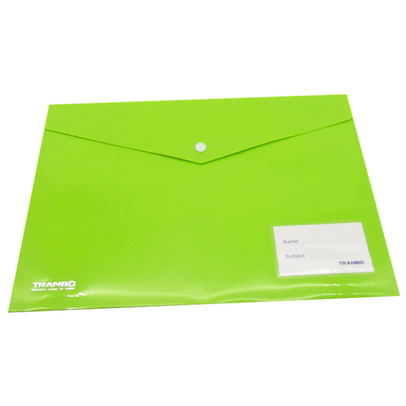 A4 Tranbo Capsule Envelope File - Green