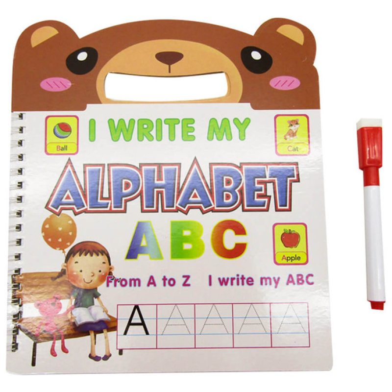 Small Educational Book With Marker - Alphabet