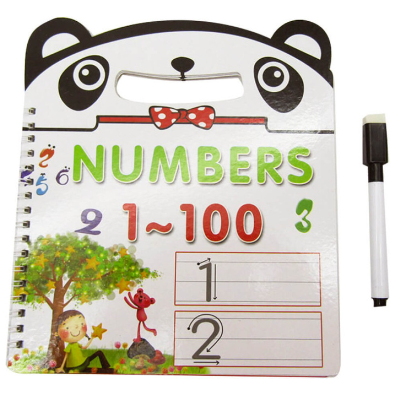 Small Educational Book With Marker - Numbers