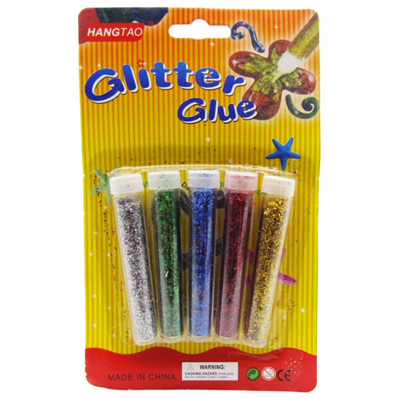 Glitter Glue - 5 Pcs