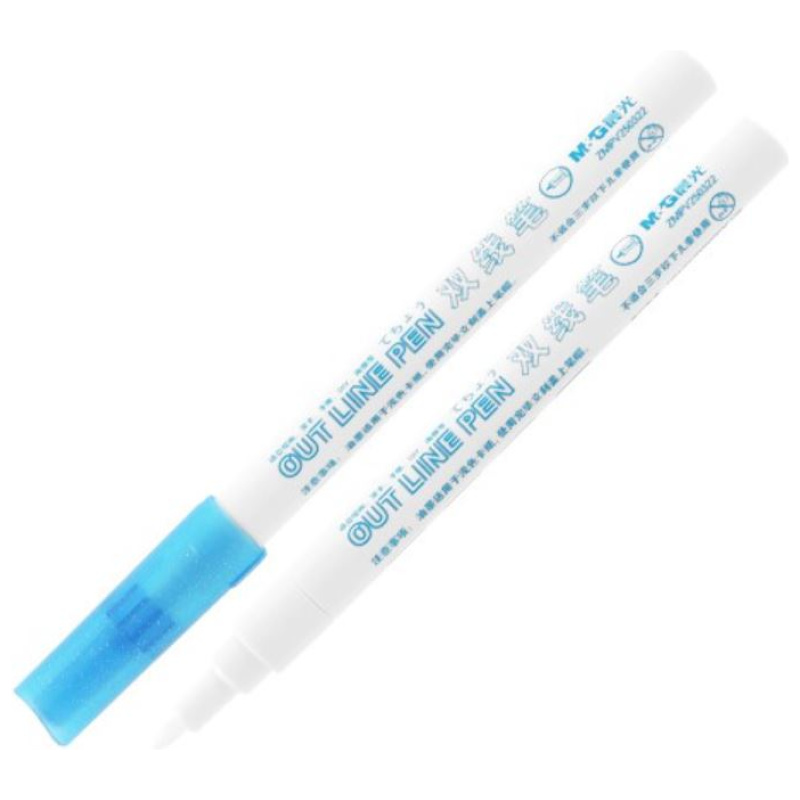 Out Line Pen - Light Blue