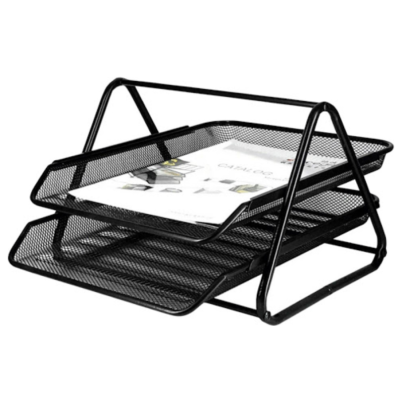 Tray Document Basket Organizer - 2 Tiers