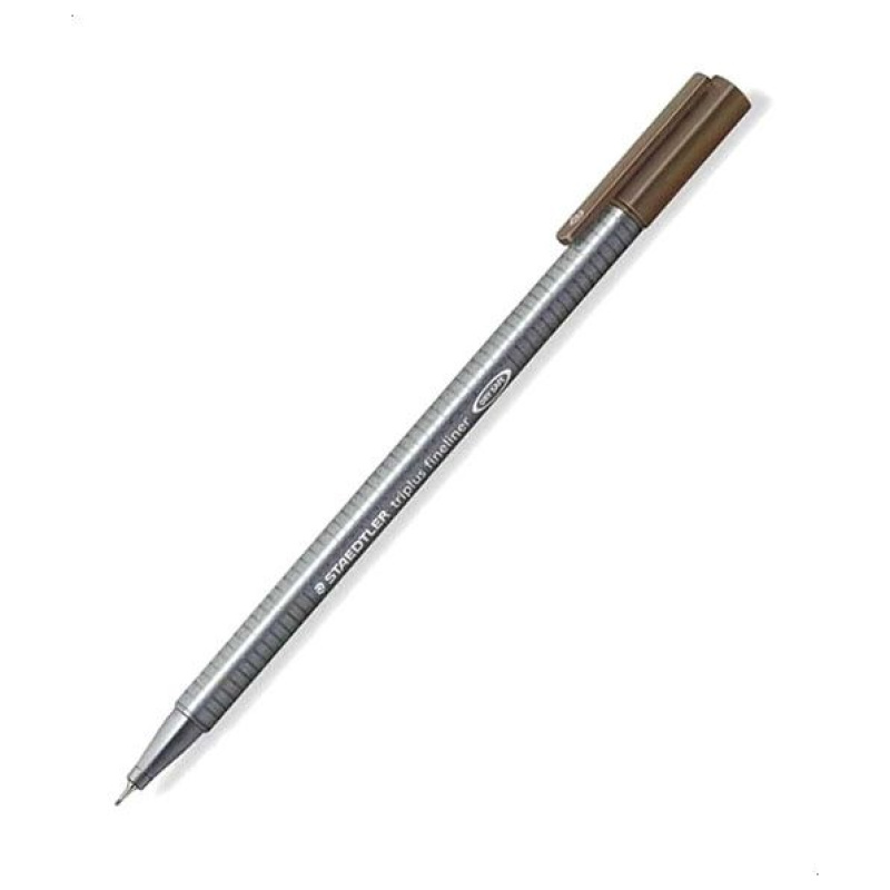 Triplus Fineliner Pen - Light Brown