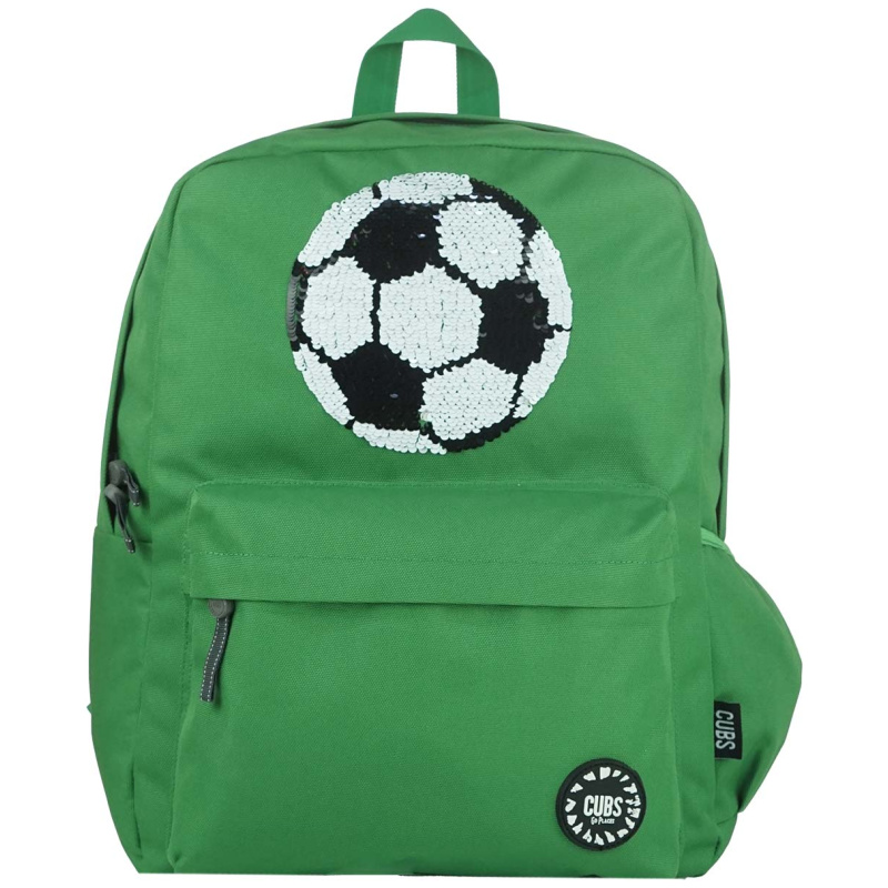 Flip Sequin 18 Inch Backpack - Football