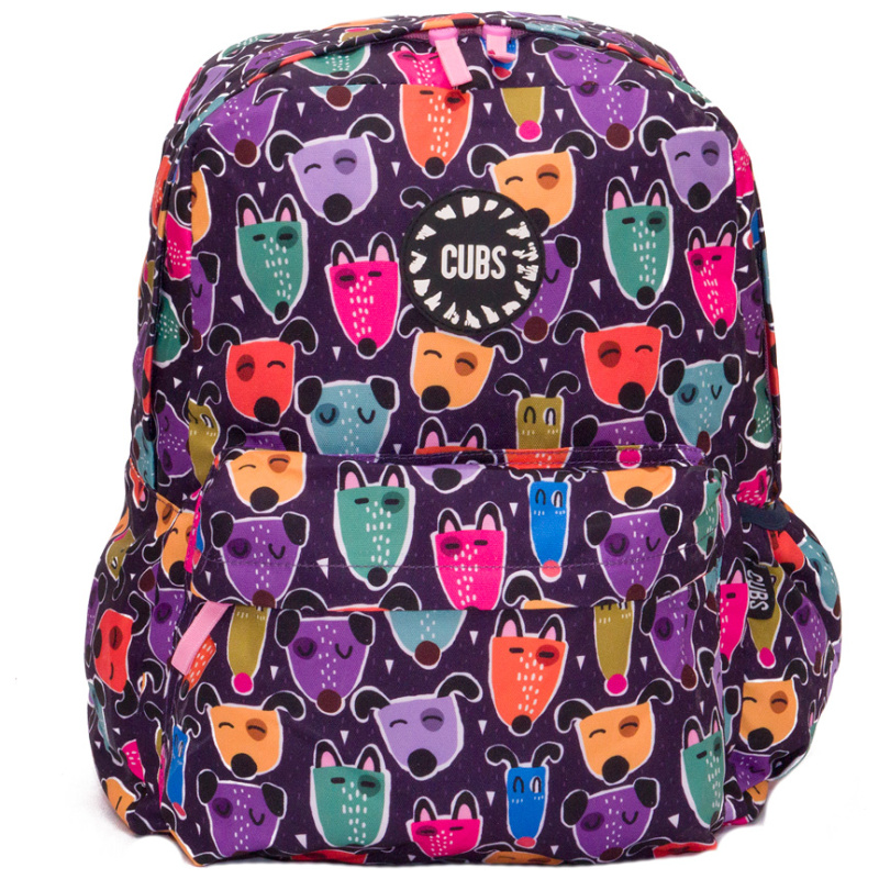 Junior Student 16 Inch Backpack - Cute Dogs