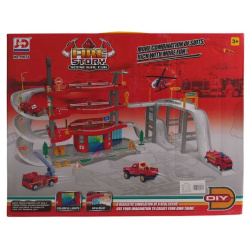 Fire Story Scene Rail Car With Light And Sound