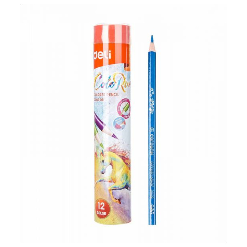 Colored Pencil Tube Set - 12 Color
