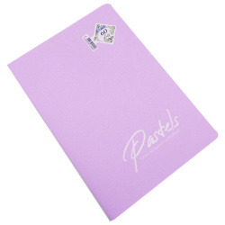 Lined Pastels Notebook A4 60 Sheets - Random Color